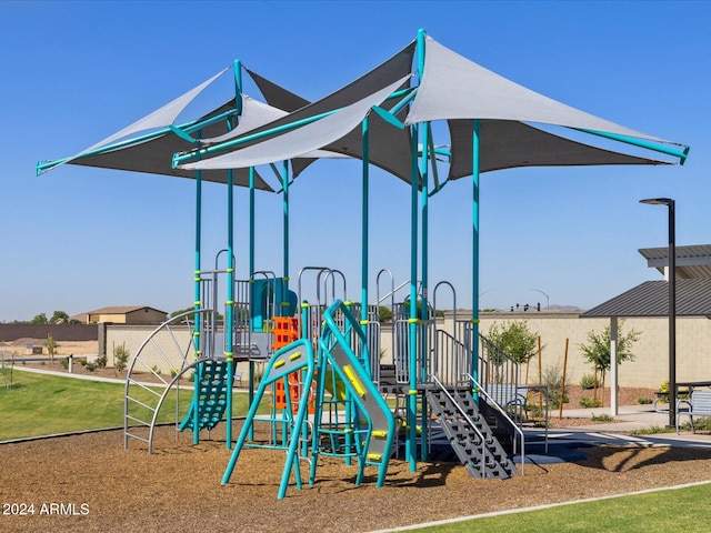 view of jungle gym