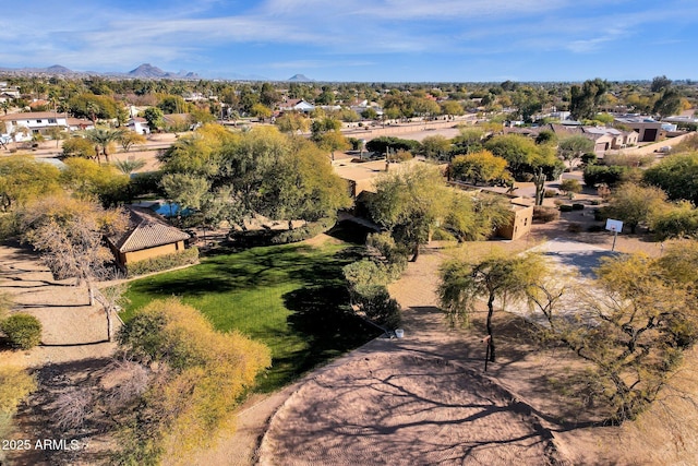 9980 E Charter Oak Rd, Scottsdale, AZ 85260 - birds eye view of property with a mountain view