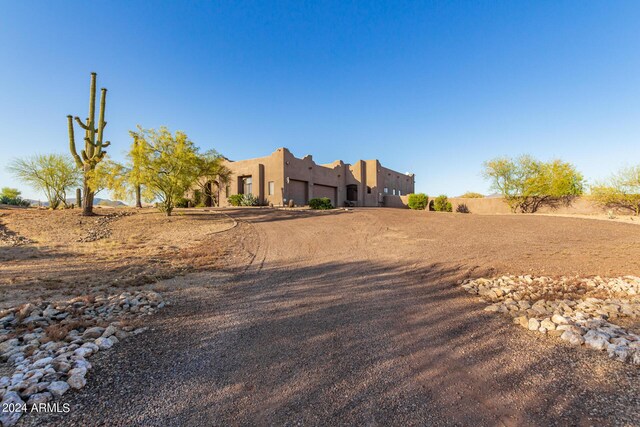 view of pueblo-style house