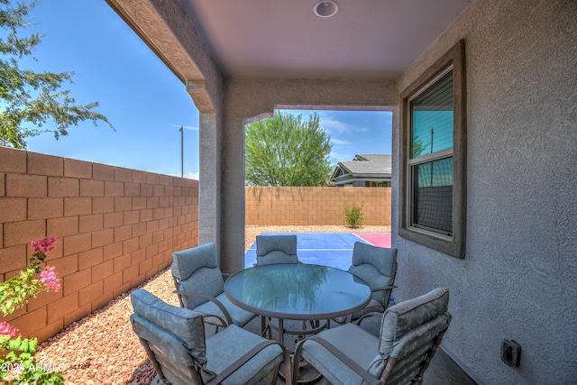 view of patio