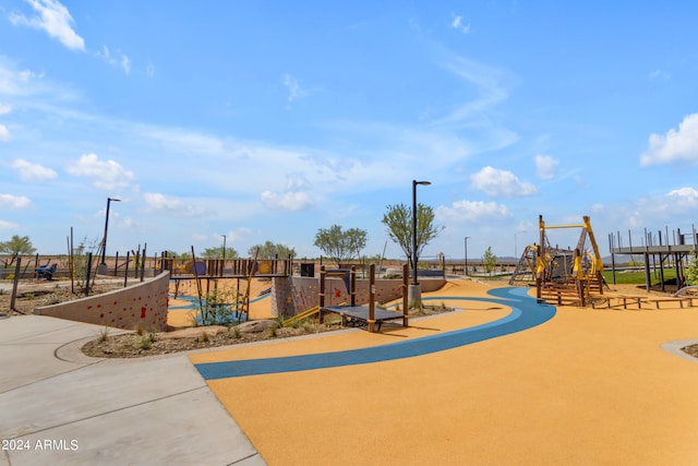 view of communal playground