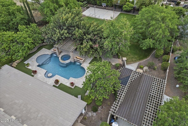 bird's eye view