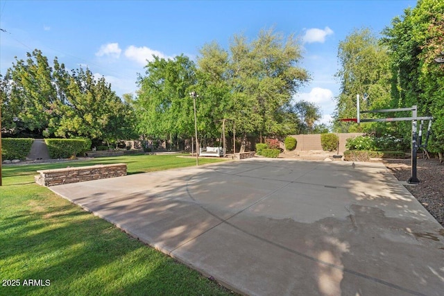 exterior space featuring a yard