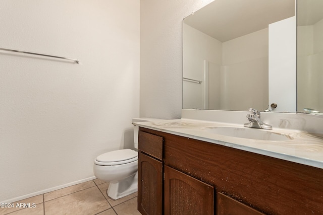 8027 N 32nd Ave, Phoenix, AZ 85051 - bathroom featuring tile patterned flooring, vanity, toilet, and baseboards