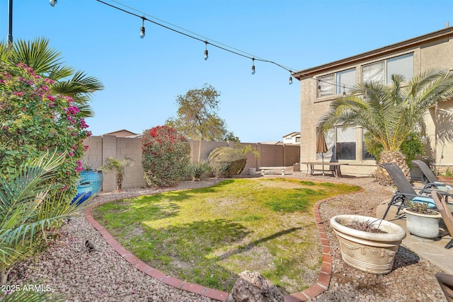 view of yard with a patio