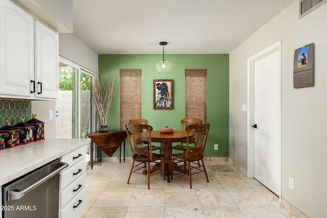 2301 E Sunnyside Dr, Phoenix, AZ 85028 - dining room with baseboards