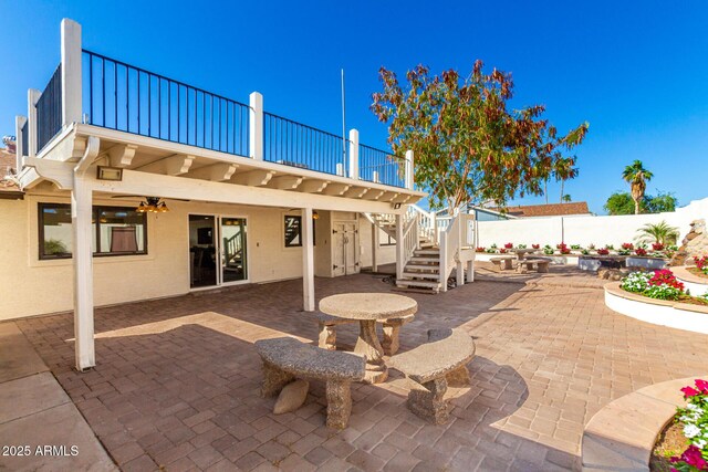 1611 W Palomino Dr, Chandler, AZ 85224 - patio / terrace with stairway and a patio