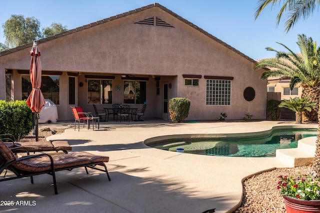 pool featuring a patio