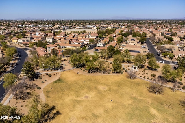 drone / aerial view featuring a residential view