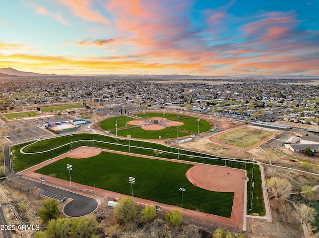 drone / aerial view