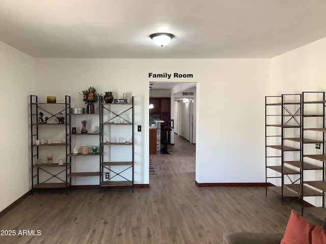 3607 E Mule Deer Rd, Pearce, AZ 85625 - unfurnished room with wood finished floors and baseboards