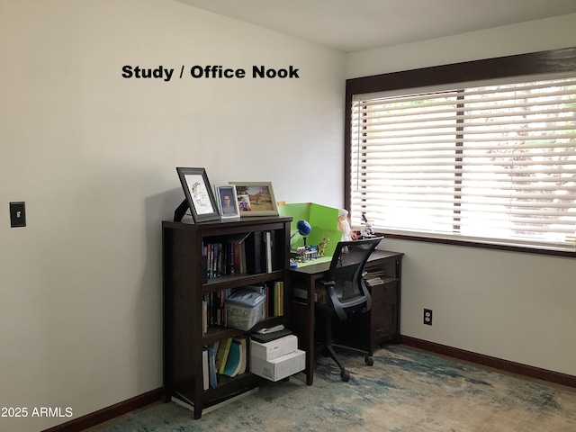 3607 E Mule Deer Rd, Pearce, AZ 85625 - home office featuring baseboards