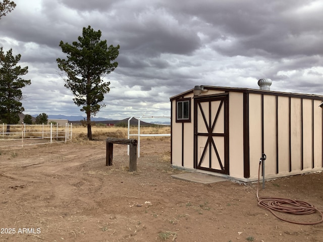 3607 E Mule Deer Rd, Pearce, AZ 85625 - view of shed featuring fence
