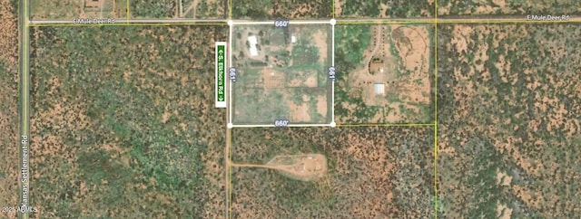 3607 E Mule Deer Rd, Pearce, AZ 85625 - map of property location featuring property parcel outlined