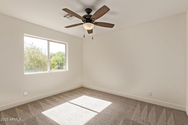 19006 E Karsten Dr, Queen Creek, AZ 85142 - unfurnished room with light carpet, baseboards, and ceiling fan
