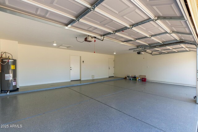 19006 E Karsten Dr, Queen Creek, AZ 85142 - garage with electric water heater and a garage door opener