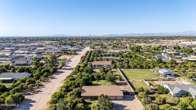 19006 E Karsten Dr, Queen Creek, AZ 85142 - aerial view of residential area featuring a mountain backdrop