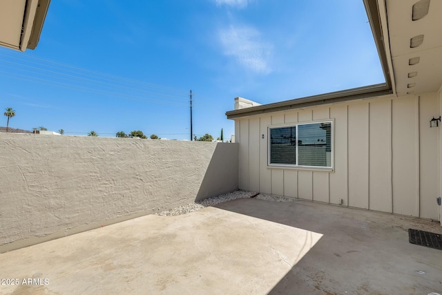 view of patio / terrace featuring a fenced backyard