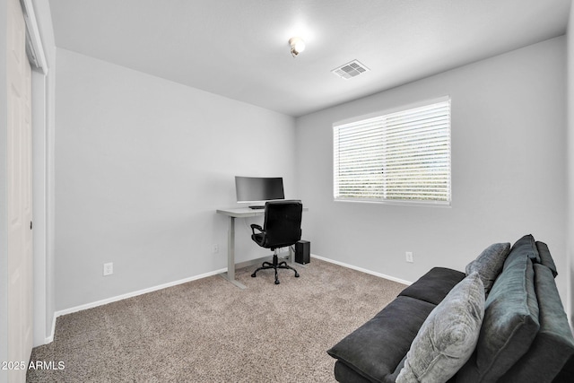 14521 W Gelding Dr, Surprise, AZ 85379 - carpeted office featuring baseboards and visible vents