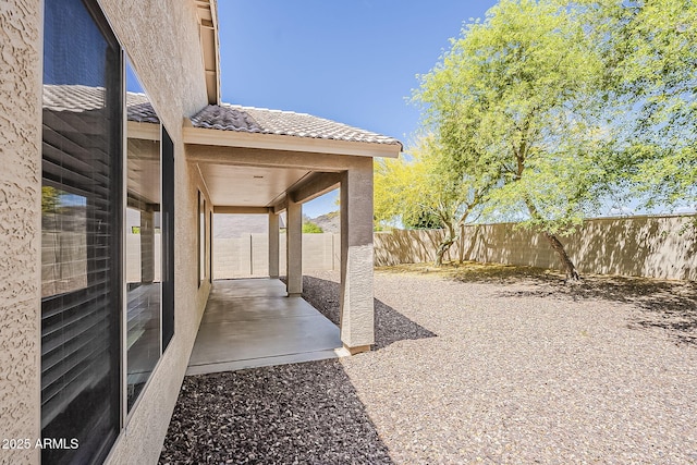 5926 W Questa Dr, Glendale, AZ 85310 - view of patio with a fenced backyard