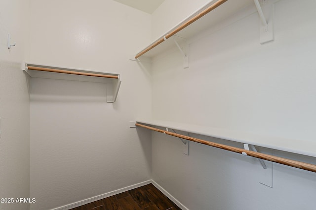 5926 W Questa Dr, Glendale, AZ 85310 - walk in closet with dark wood-type flooring