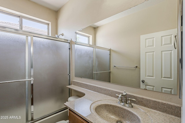 5926 W Questa Dr, Glendale, AZ 85310 - full bathroom with vanity and toilet