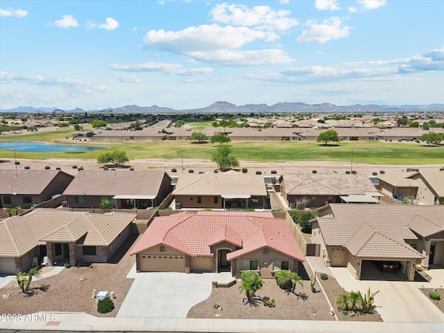 11320 E Newcastle Ave, Mesa, AZ 85209 - aerial view of residential area featuring a water and mountain view