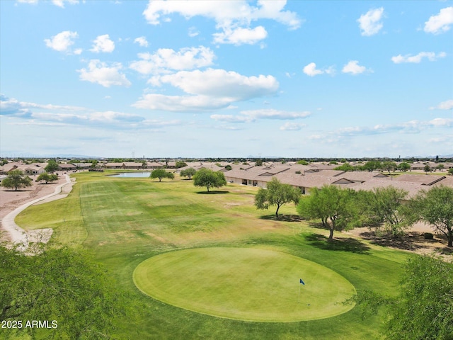 11320 E Newcastle Ave, Mesa, AZ 85209 - surrounding community with a putting green, golf course view, a water view, and a residential view