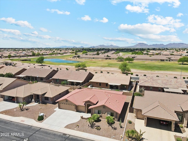 11320 E Newcastle Ave, Mesa, AZ 85209 - aerial perspective of suburban area with a water and mountain view