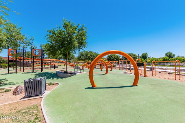 view of communal playground