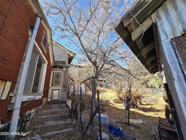 view of side of property