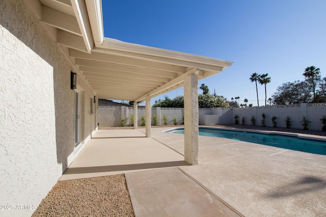 1736 N Ashbrook Cir, Mesa, AZ 85213 - view of swimming pool with a patio area and a fenced backyard