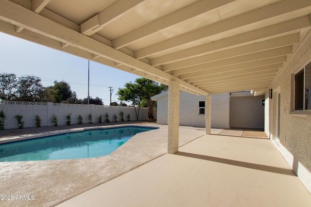 1736 N Ashbrook Cir, Mesa, AZ 85213 - view of pool featuring a patio area and a fenced backyard