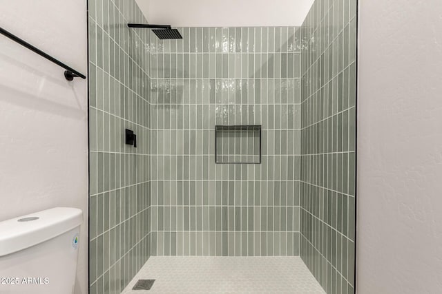 1736 N Ashbrook Cir, Mesa, AZ 85213 - bathroom with toilet and tiled shower