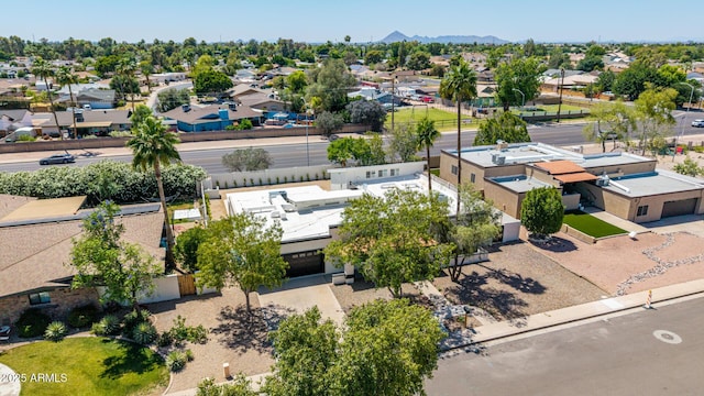 1736 N Ashbrook Cir, Mesa, AZ 85213 - aerial view of residential area with a mountain backdrop