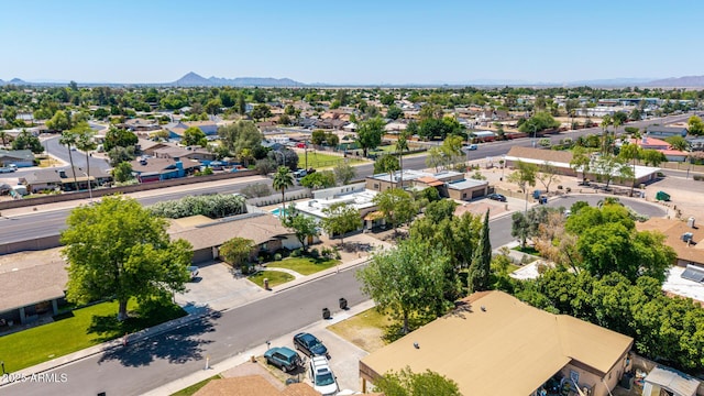 1736 N Ashbrook Cir, Mesa, AZ 85213 - aerial view of residential area with mountains