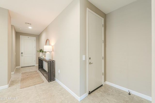 37903 W San Clemente St, Maricopa, AZ 85138 - entryway featuring light tile patterned floors, baseboards, and recessed lighting