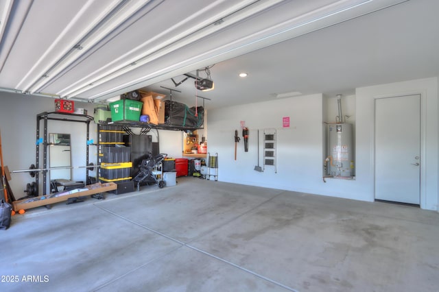 37903 W San Clemente St, Maricopa, AZ 85138 - garage featuring water heater and a garage door opener