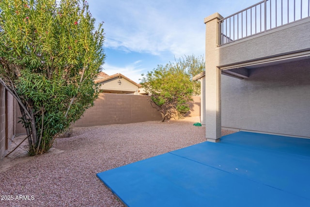 view of patio / terrace with a fenced backyard