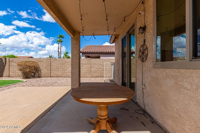 view of patio