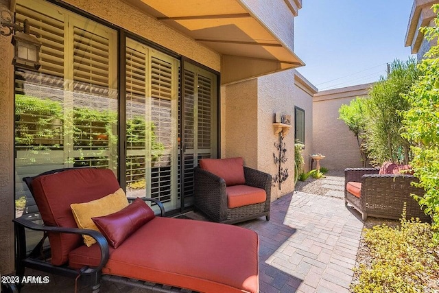 view of patio / terrace featuring outdoor lounge area