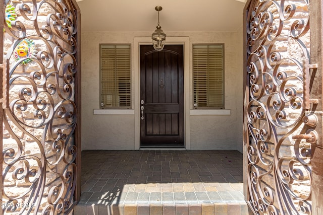 view of property entrance