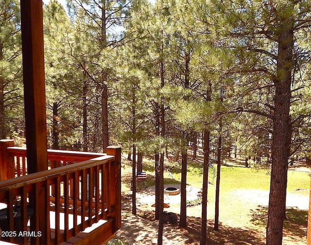 2372 Summer Loop, Forest Lakes, AZ 85931 - view of wooden terrace