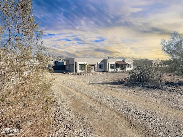 view of ranch-style home