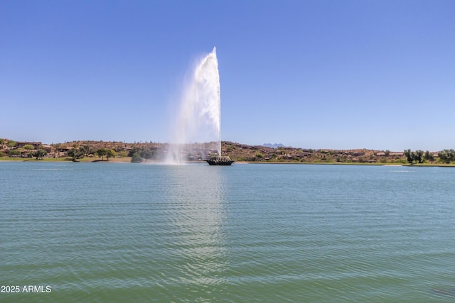 view of water feature