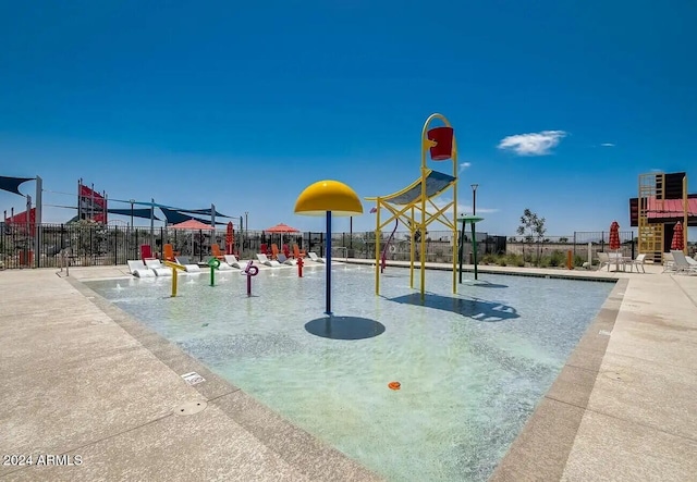 view of jungle gym