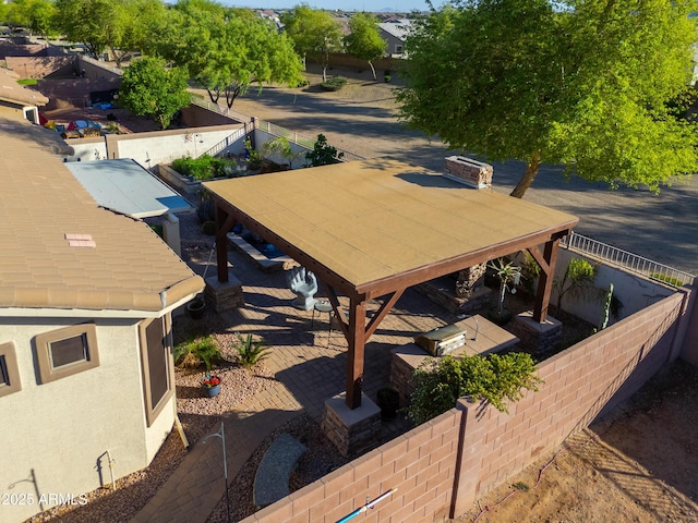 drone / aerial view