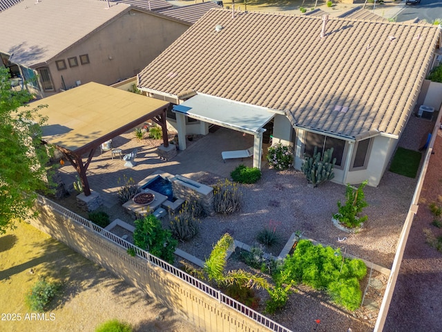 aerial view