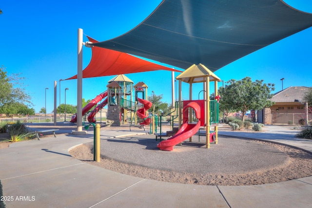 view of community playground