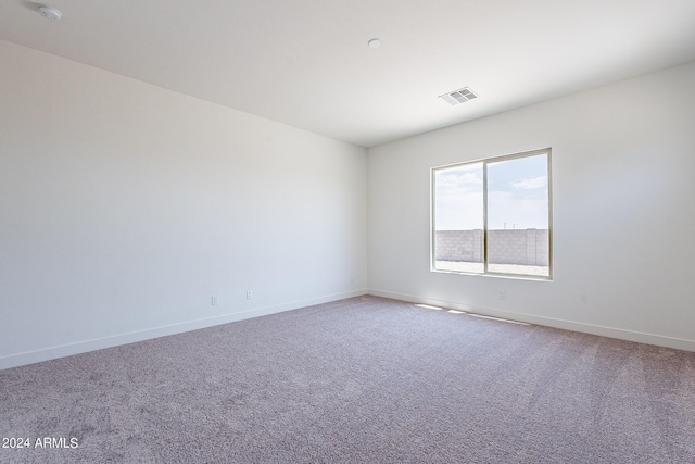 spare room with carpet floors